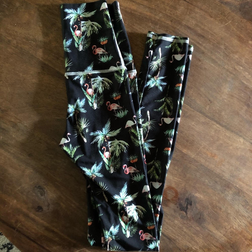Emily Hsu Designs flamingo leggings